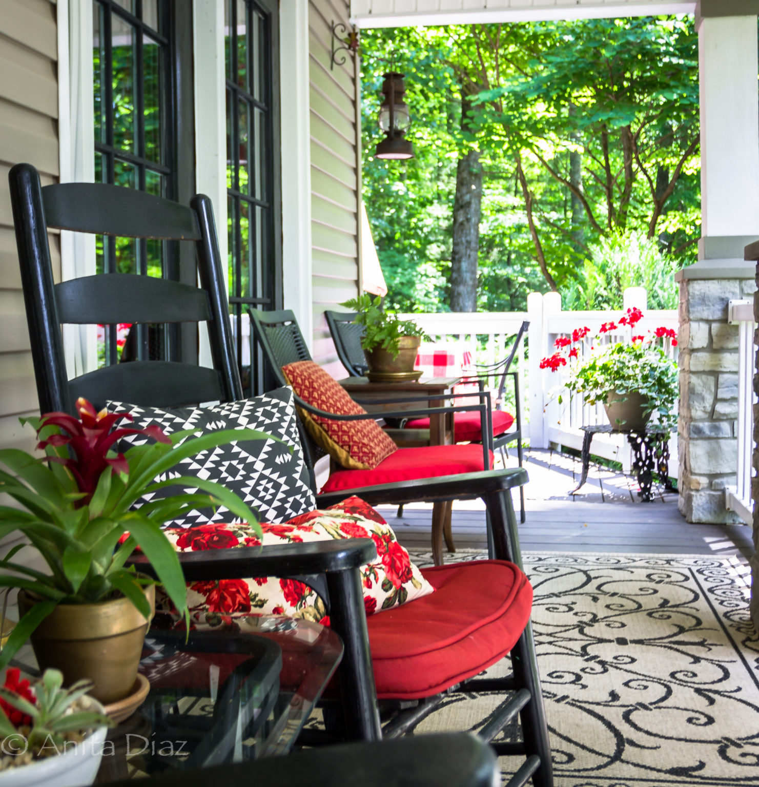 Porch styling Tips - Whispering Pines Homestead