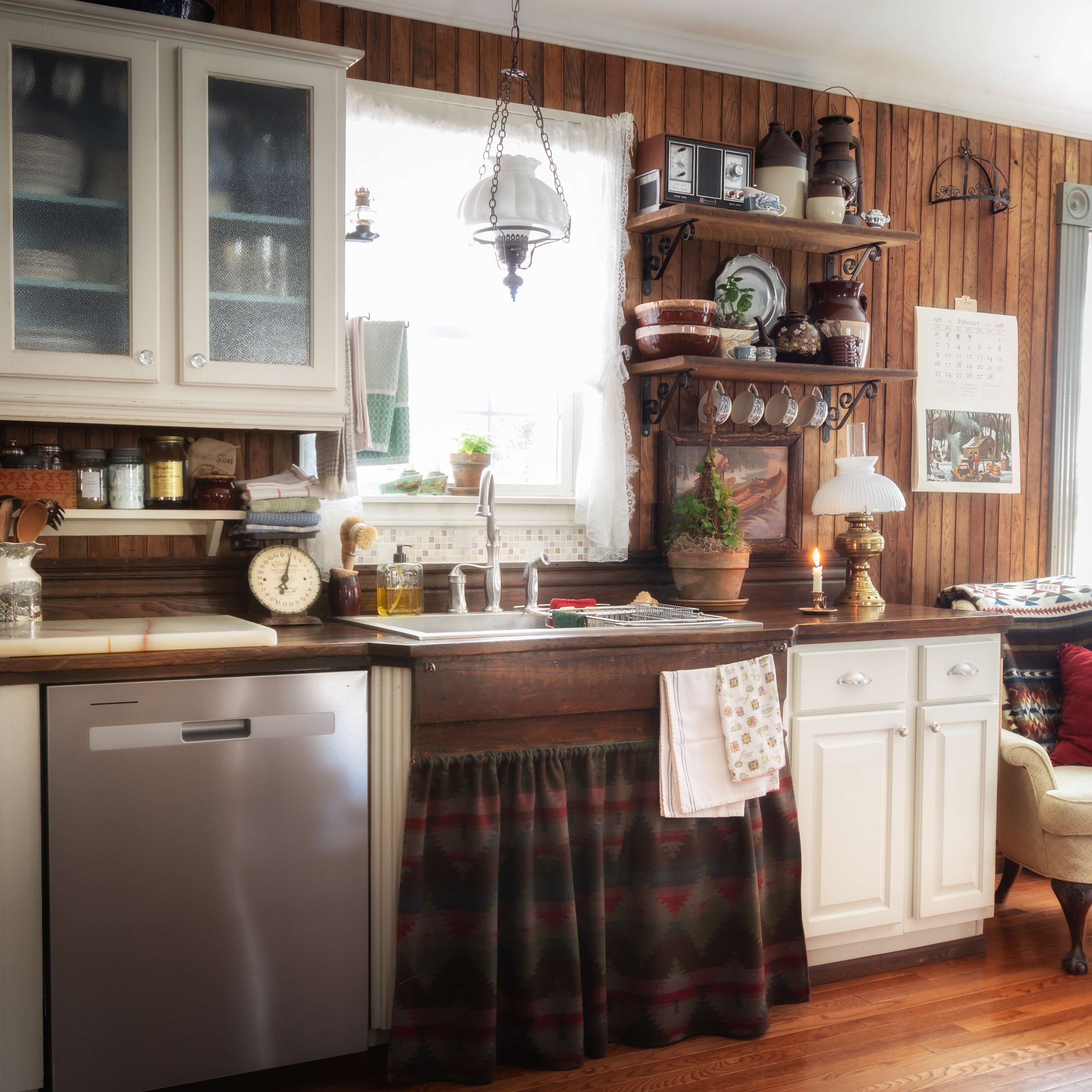 Winter Farmhouse Kitchen